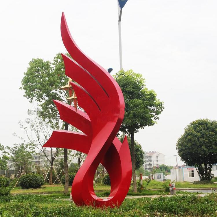 不銹鋼異形標(biāo)志城市雕塑