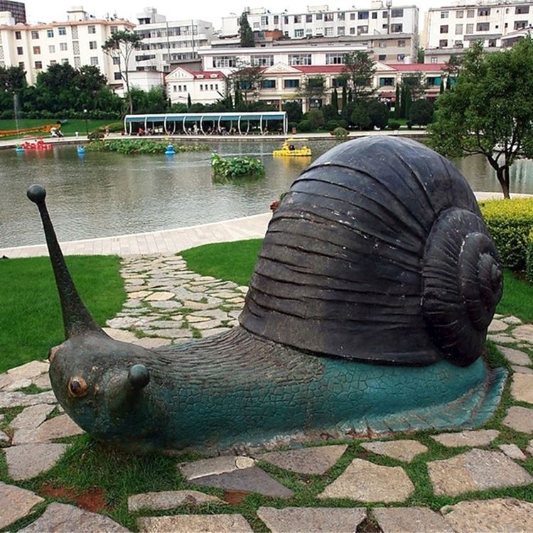公園蝸牛動(dòng)物景觀銅雕