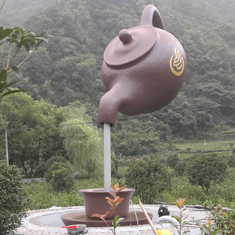 茶壺城市標(biāo)志景觀銅雕