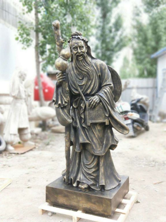 春秋時期名醫(yī)扁鵲胸像銅雕