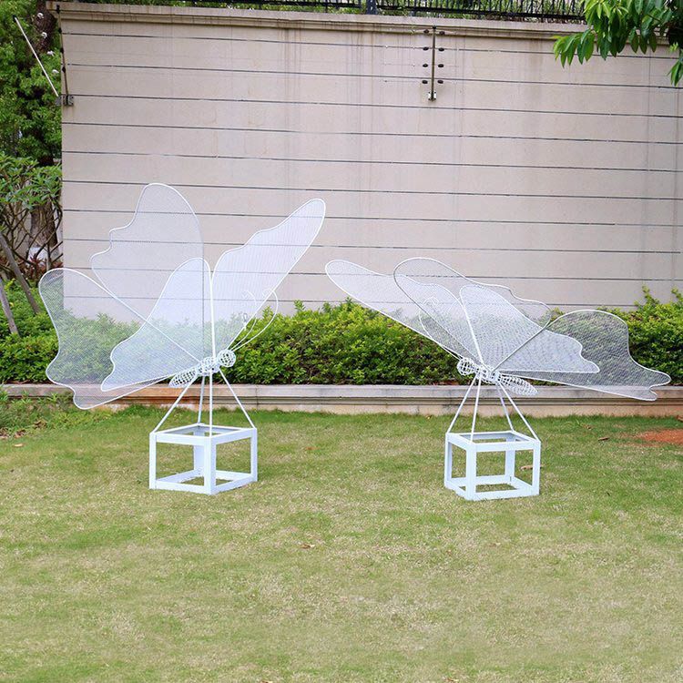 白蝴蝶動物城市景觀雕塑