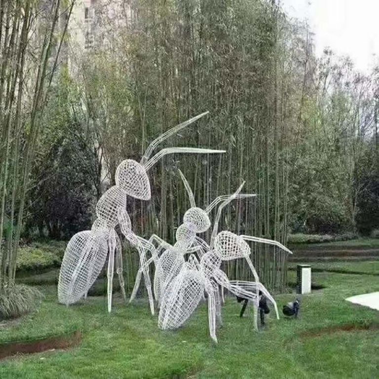 鏤空螞蟻廣場動物景觀雕塑