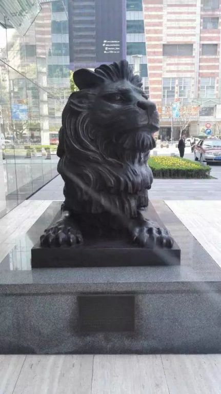 戶外獅子動(dòng)物景觀銅雕