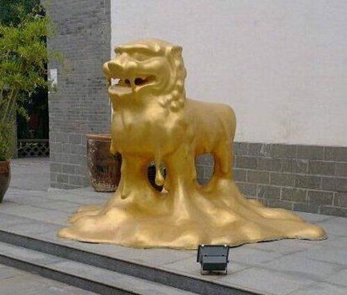 麒麟公園動(dòng)物標(biāo)志銅雕