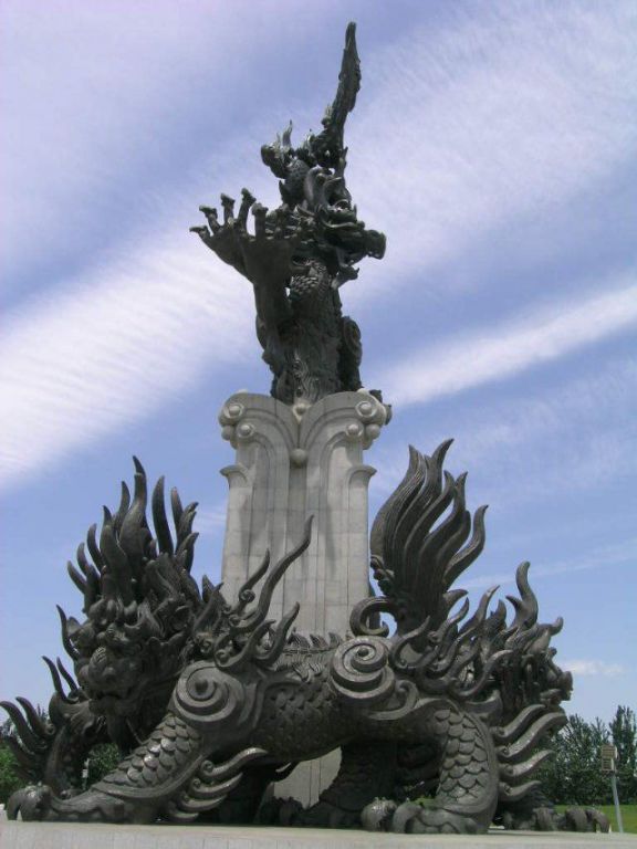 麒麟城市動(dòng)物標(biāo)志銅雕
