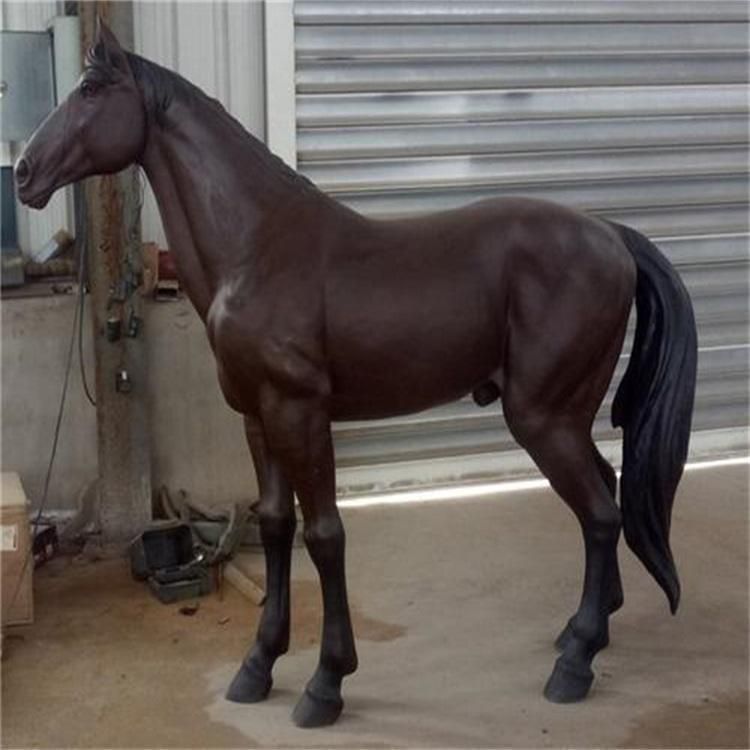 園林抽象奔馬動(dòng)物銅雕