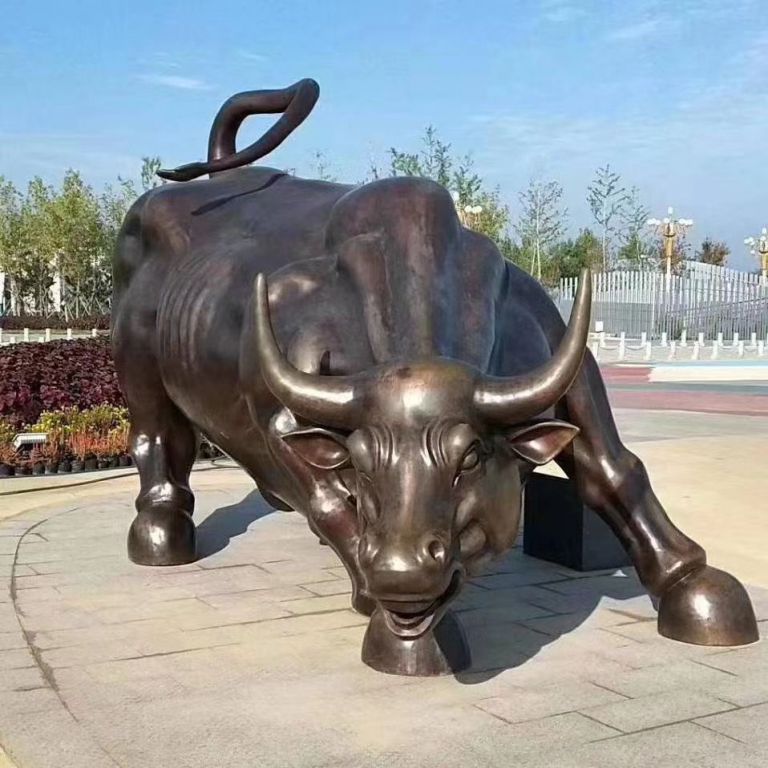 城市孺子牛動(dòng)物銅雕