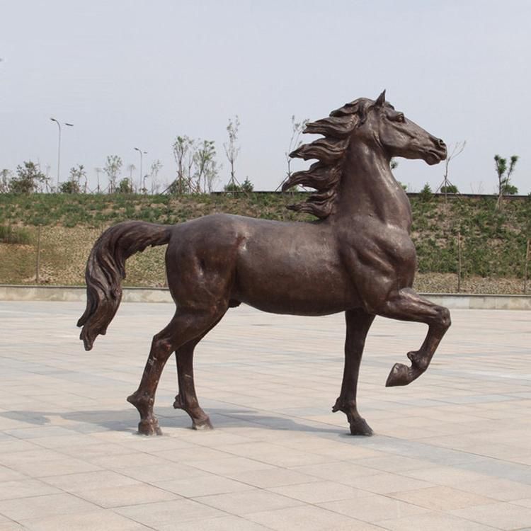 奔騰馬動(dòng)物景觀銅雕