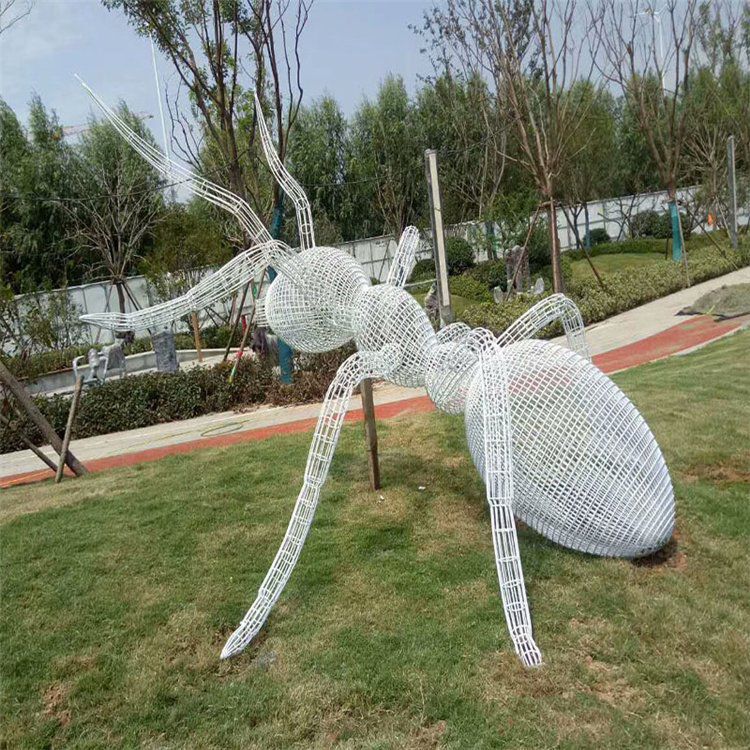 不銹鋼螞蟻鏤空雕塑