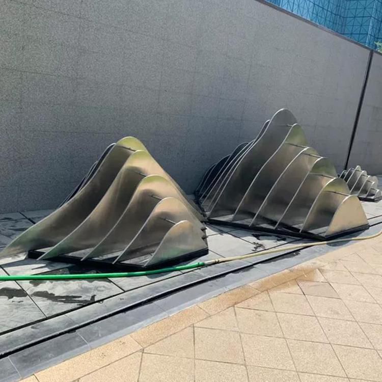 鏡面假山不銹鋼雕塑