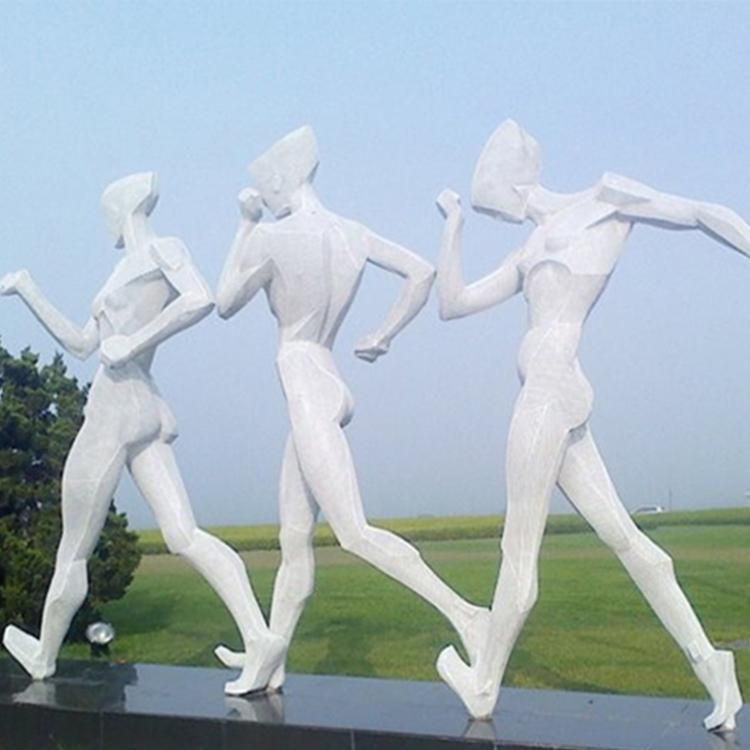 街頭不銹鋼校園雕塑