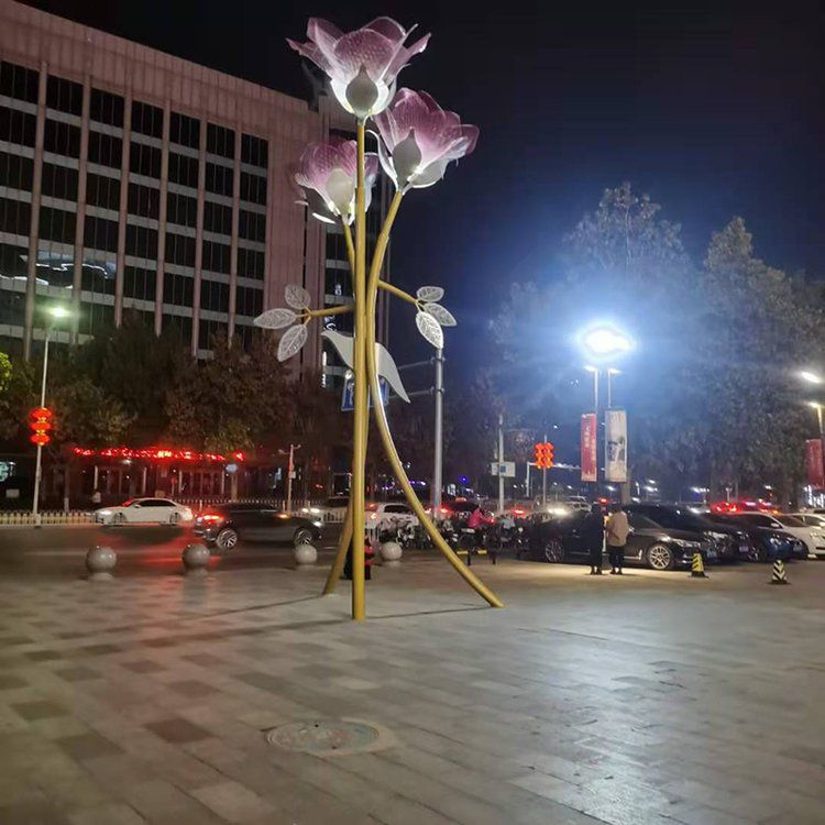 不銹鋼廣場(chǎng)幾何景觀雕塑