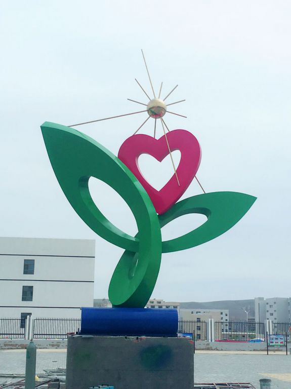 不銹鋼廣場(chǎng)之星景觀雕塑