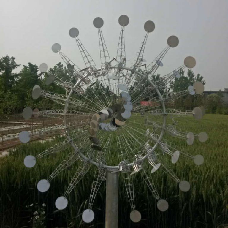 不銹鋼公園風(fēng)動(dòng)景觀雕塑