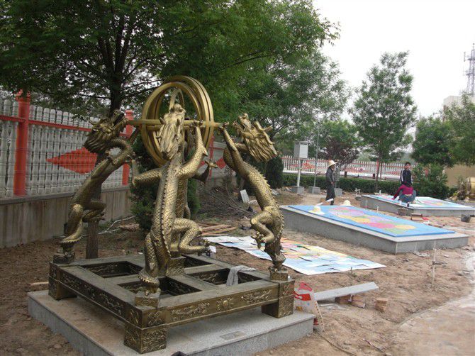 中華重大發(fā)明渾天儀銅雕