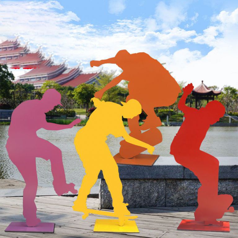 公園滑板文化景觀雕塑