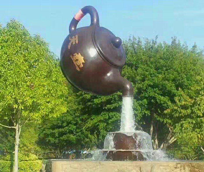 天壺噴泉城市景觀銅雕