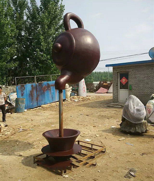 天壺賜福噴泉景觀銅雕