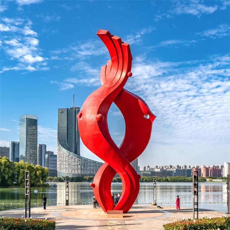 不銹鋼城市彩繪標(biāo)志雕塑
