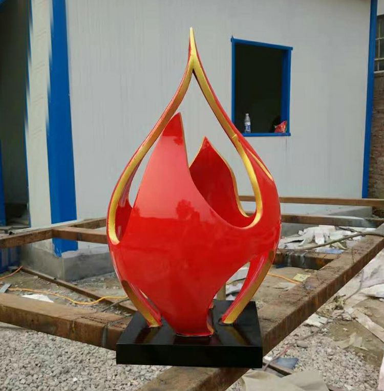 不銹鋼火龍果雕塑