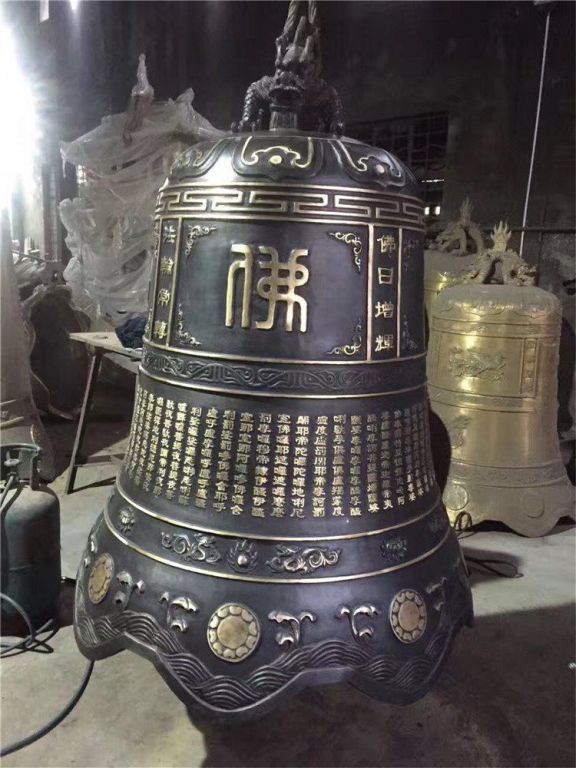 寺廟銅鐘銅雕