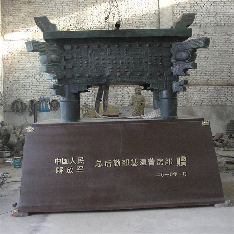 青銅鼎銅雕 鑄銅雕塑