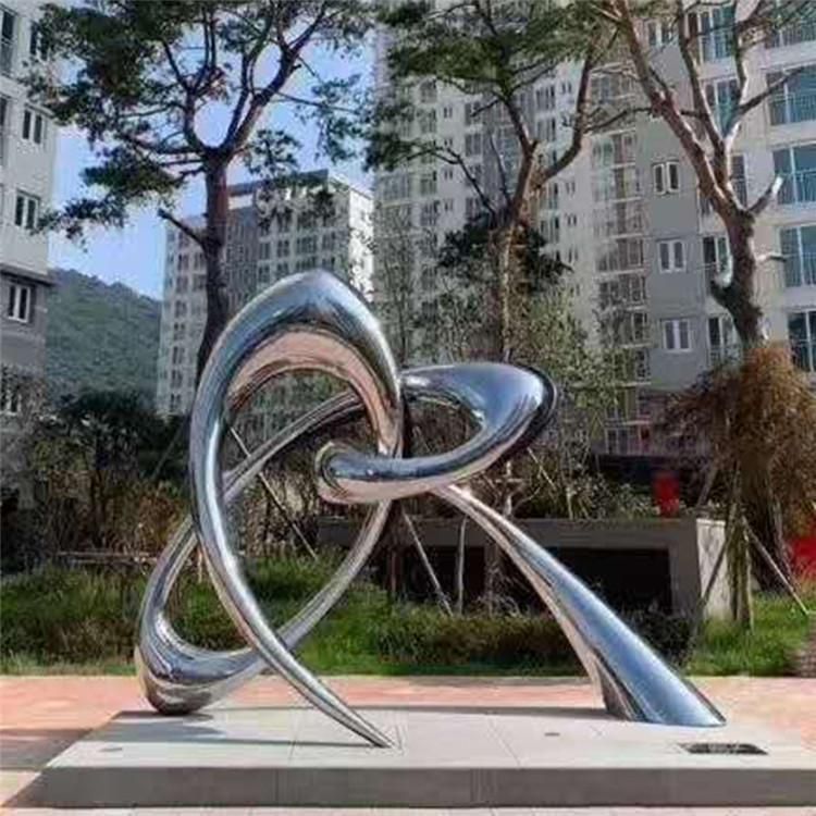 不銹鋼園林抽象雕塑