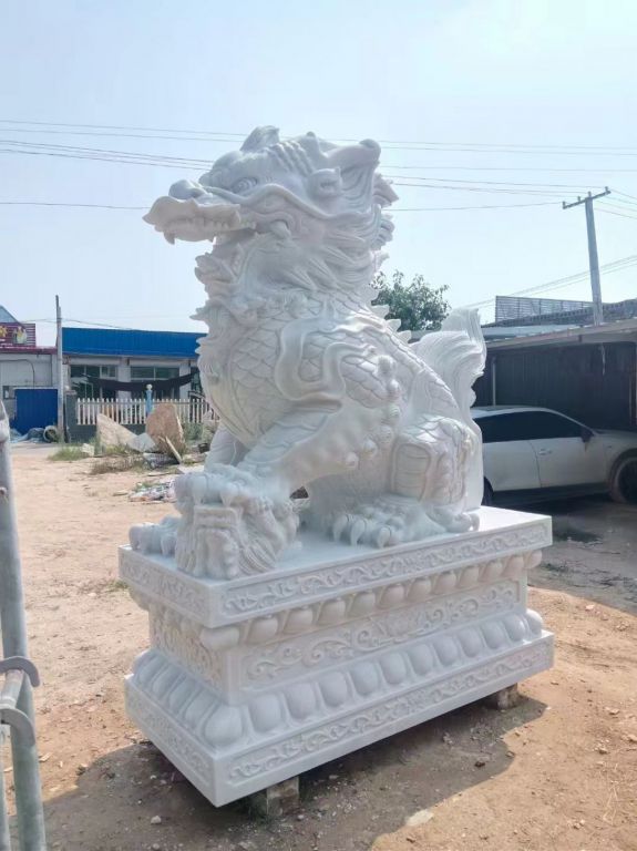 招財納福麒麟 景觀石雕