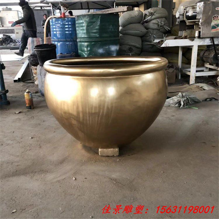 水缸銅雕鑄銅雕塑廠家