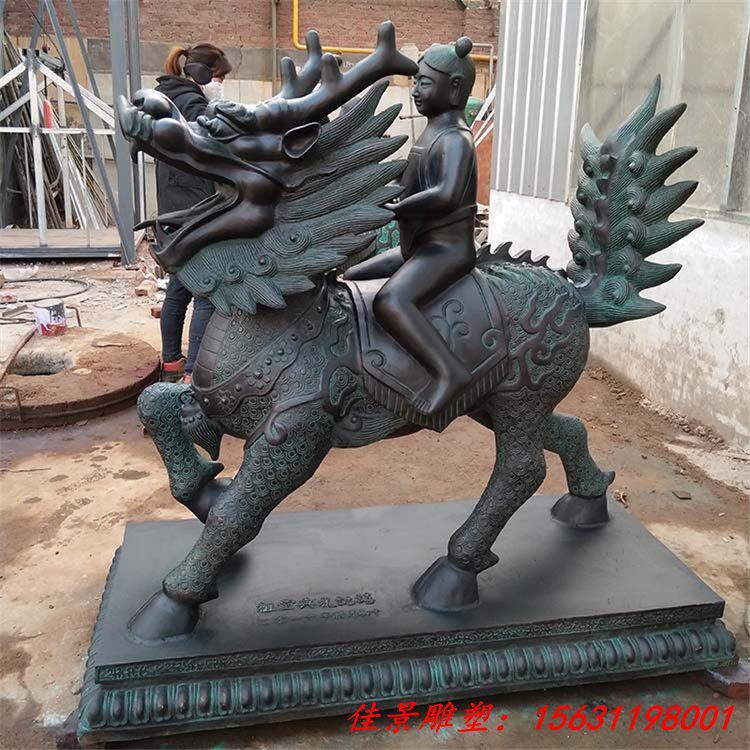 麒麟雕塑鑄銅動(dòng)物