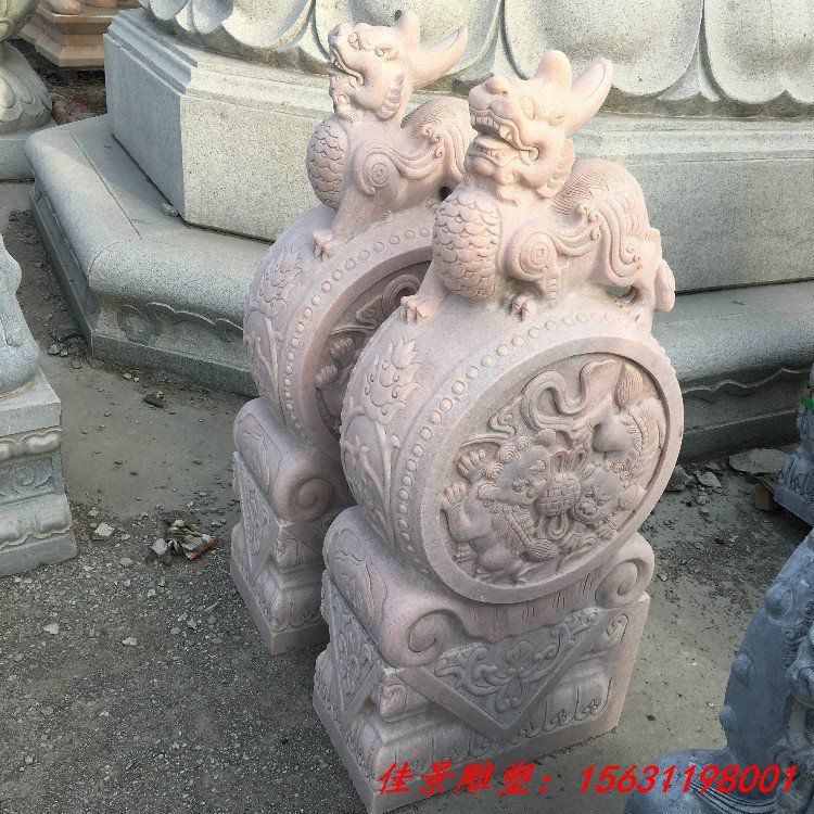 庭院仿古門墩抱鼓石