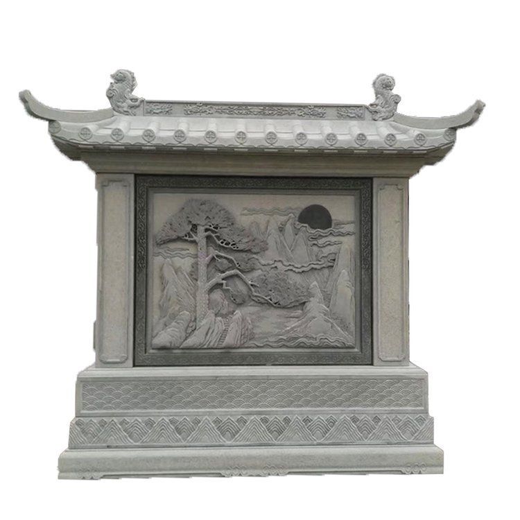 石浮雕影壁墻 景觀雕塑
