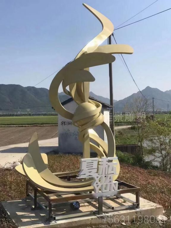 不銹鋼夏耕雕塑 景觀雕塑廠家