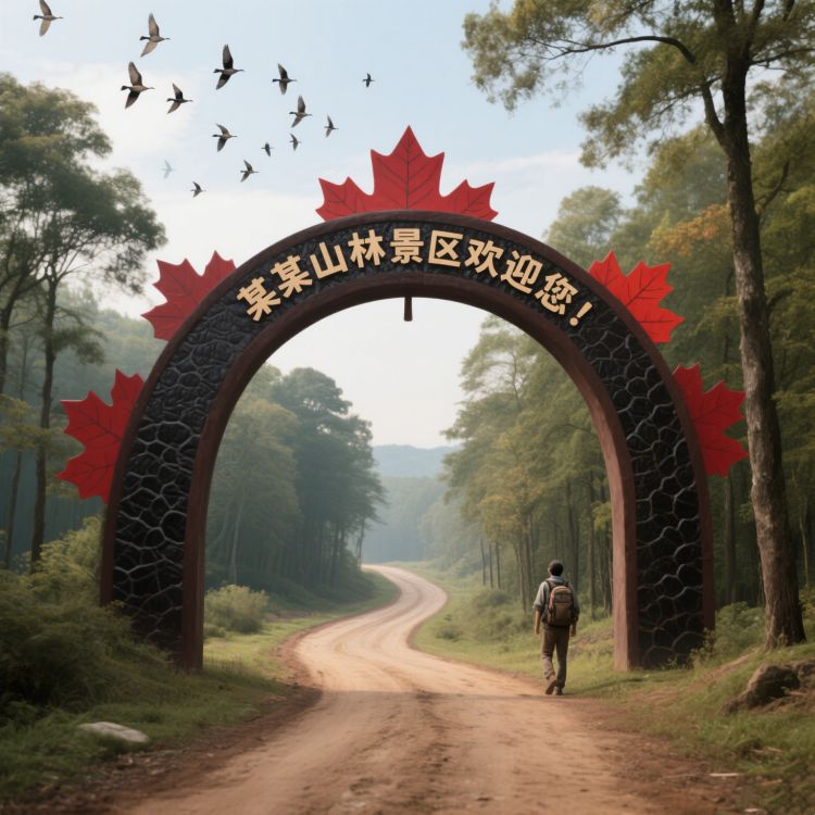 景區(qū)拱門 不銹鋼景觀雕塑廠家